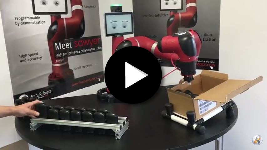 Cobot Sawyer – Mise en carton, emballage et packing
