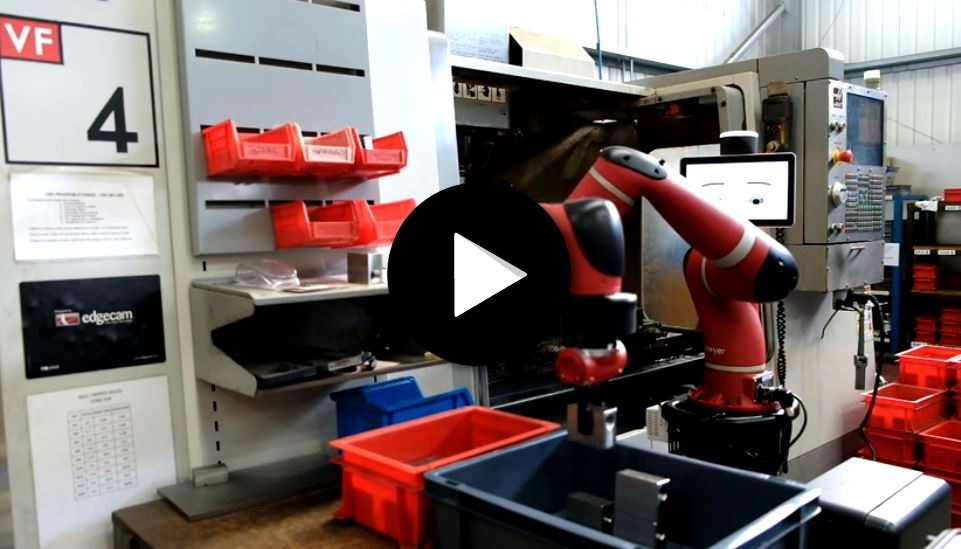 Cobot Sawyer – Manipulations sur machine CN Haas