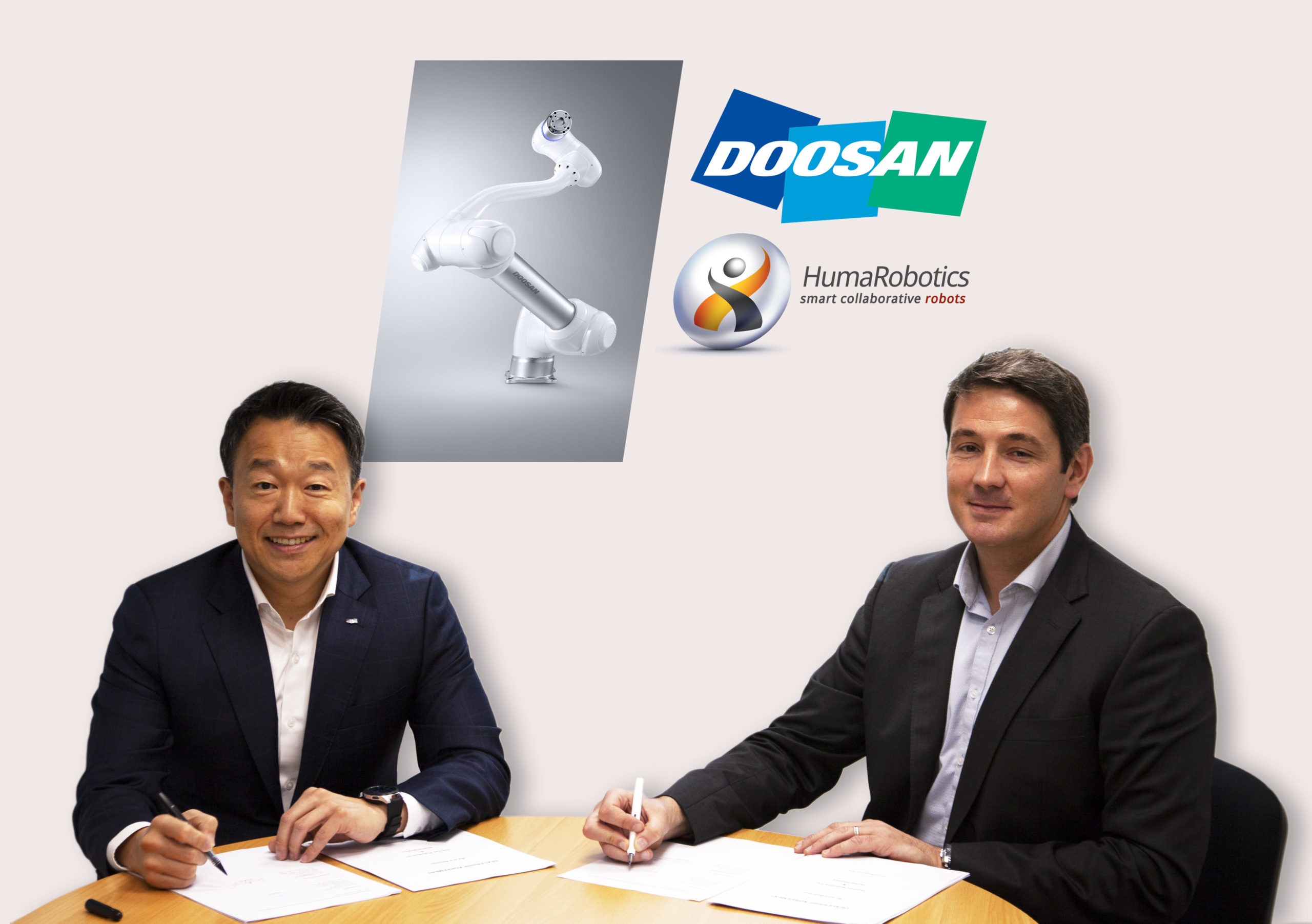 Partenariat HumaRobotics / Doosan Robotics
