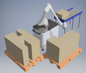 Double application de palettisation robot collaboratif doosan robotics