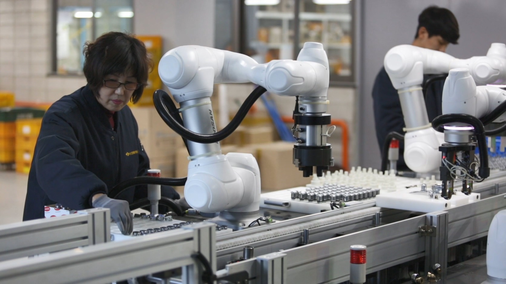 indsats Bliv sammenfiltret vedhæng Industries : faites le choix de la robotique collaborative