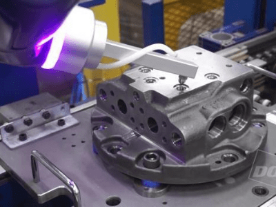 Application soufflage avec robot collaboratif
