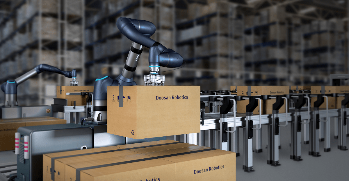 robot palettiseur Doosan Robotics