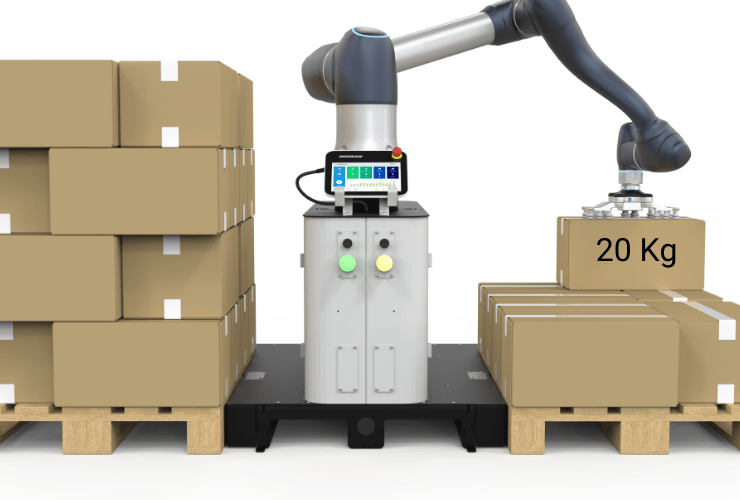 palettiseur collaboratif HumaRobotics